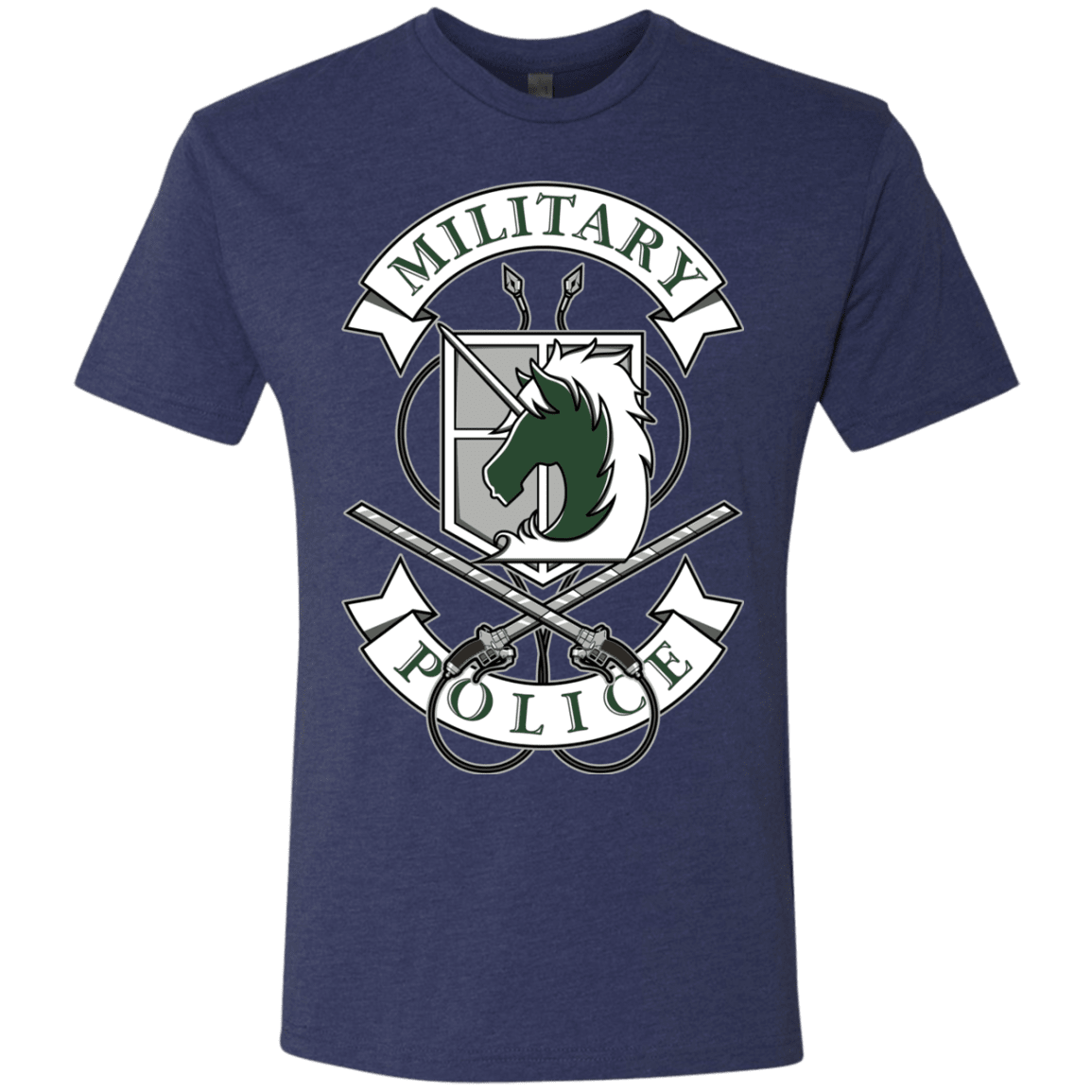 T-Shirts Vintage Navy / S AoT Military Police Men's Triblend T-Shirt