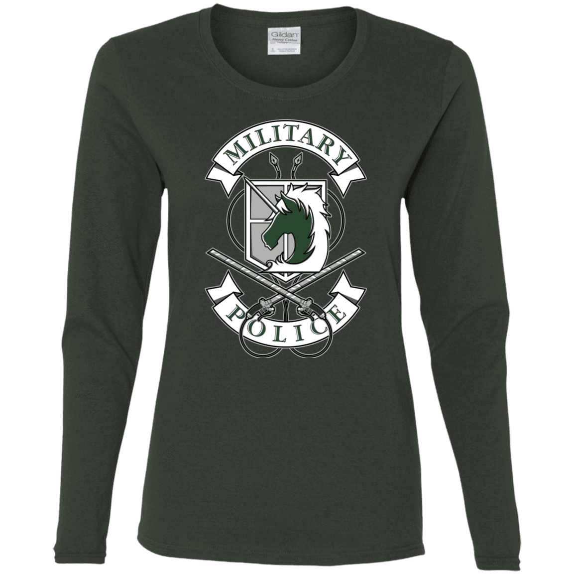 T-Shirts Forest / S AoT Military Police Women's Long Sleeve T-Shirt