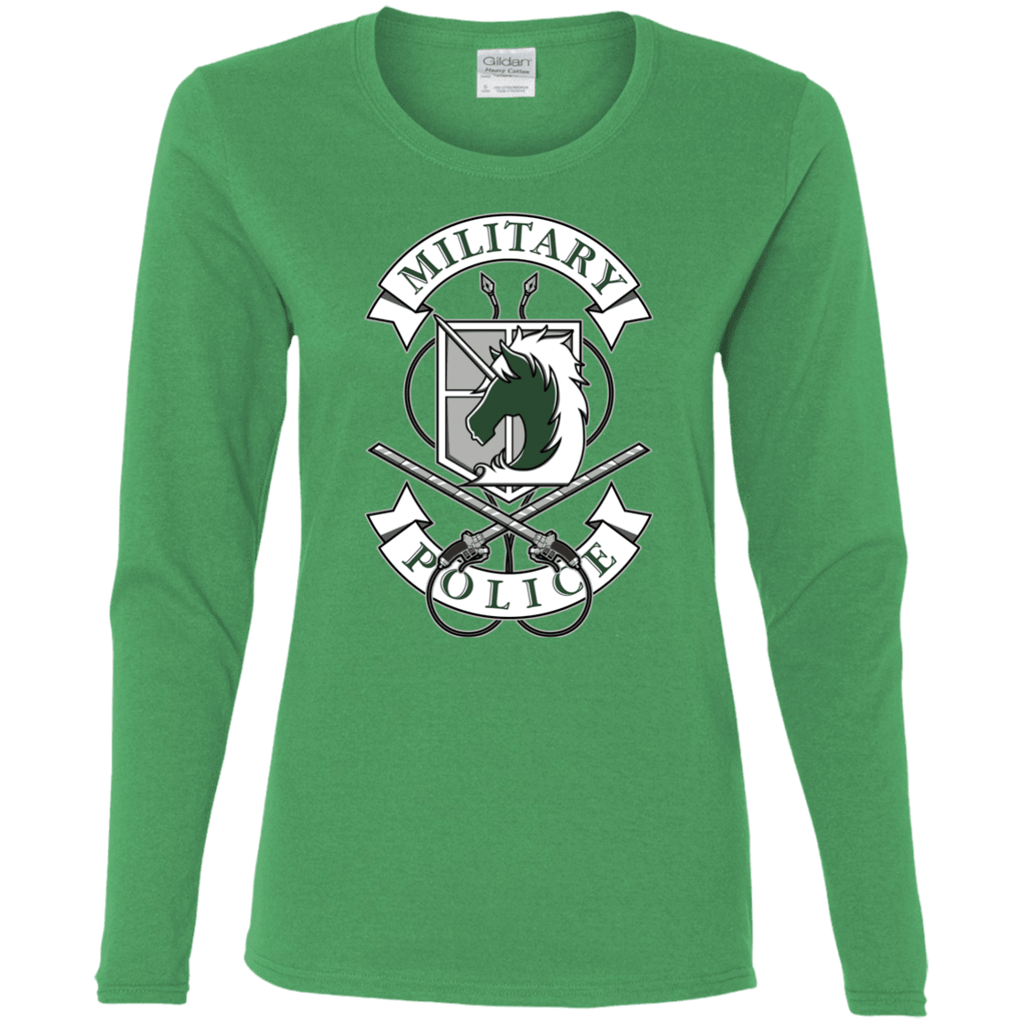 T-Shirts Irish Green / S AoT Military Police Women's Long Sleeve T-Shirt