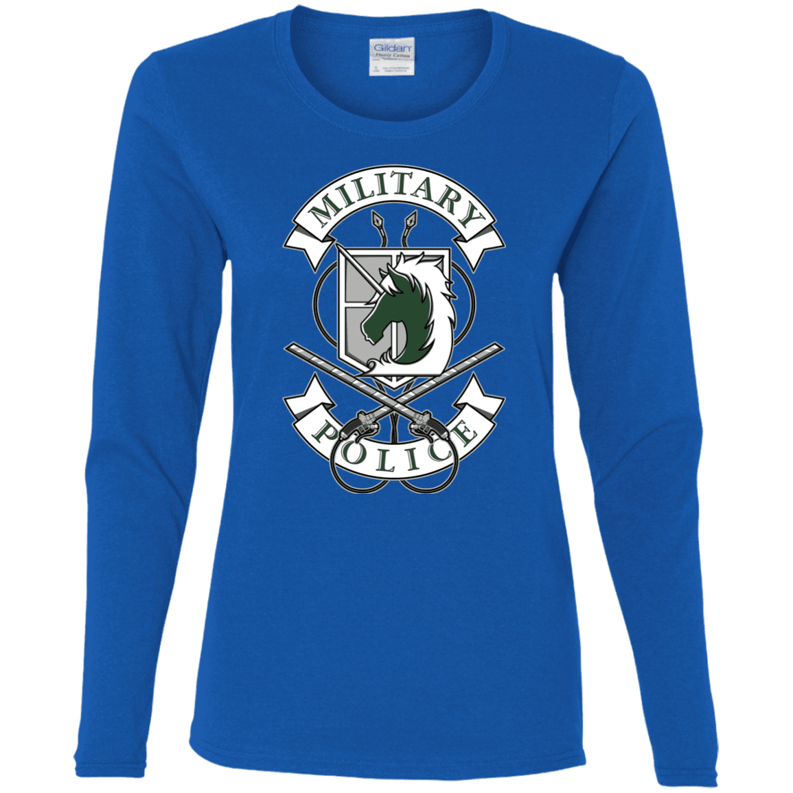 T-Shirts Royal / S AoT Military Police Women's Long Sleeve T-Shirt