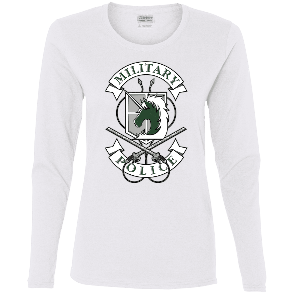 T-Shirts White / S AoT Military Police Women's Long Sleeve T-Shirt