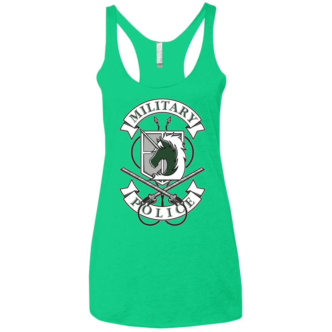 T-Shirts Envy / X-Small AoT Military Police Women's Triblend Racerback Tank