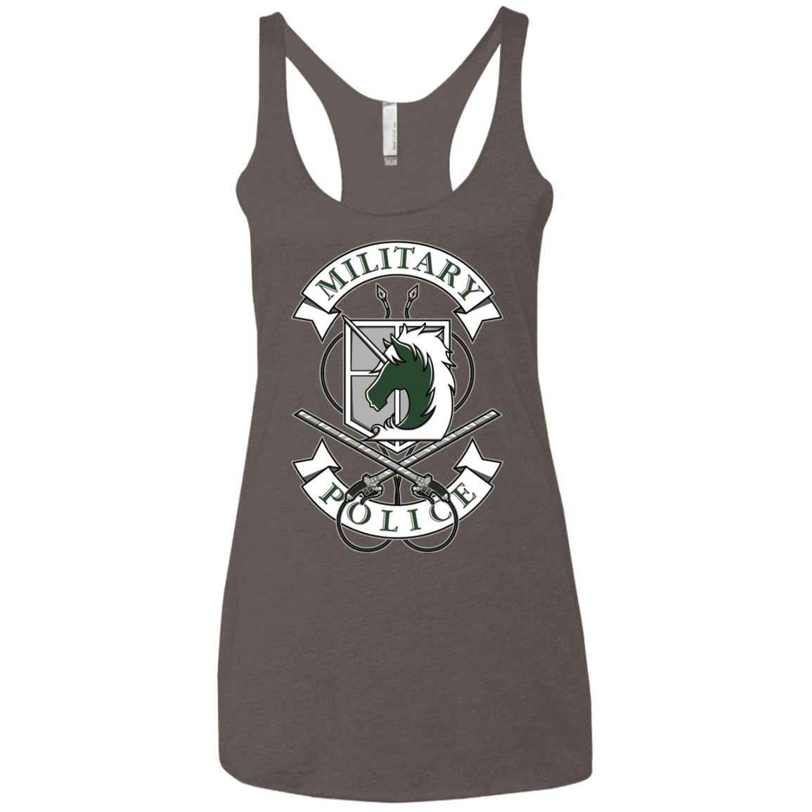 T-Shirts Macchiato / X-Small AoT Military Police Women's Triblend Racerback Tank