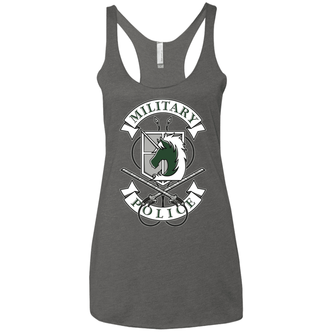 T-Shirts Premium Heather / X-Small AoT Military Police Women's Triblend Racerback Tank