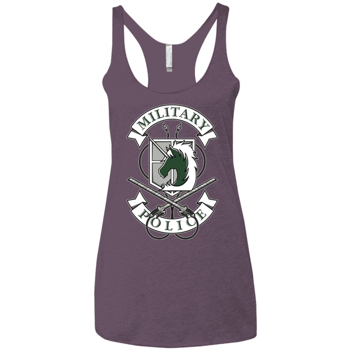 T-Shirts Vintage Purple / X-Small AoT Military Police Women's Triblend Racerback Tank