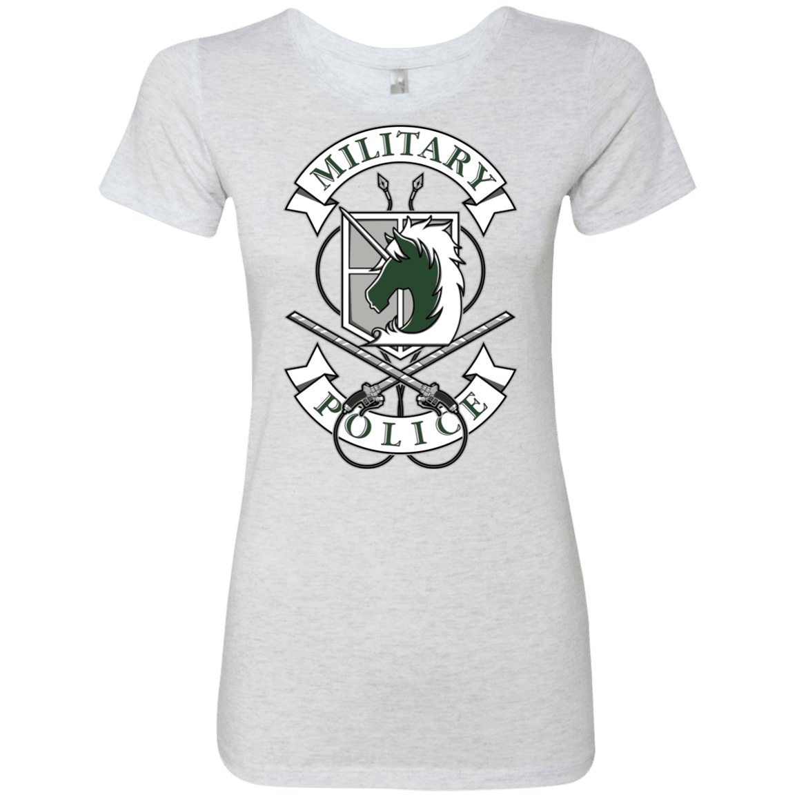 T-Shirts Heather White / S AoT Military Police Women's Triblend T-Shirt
