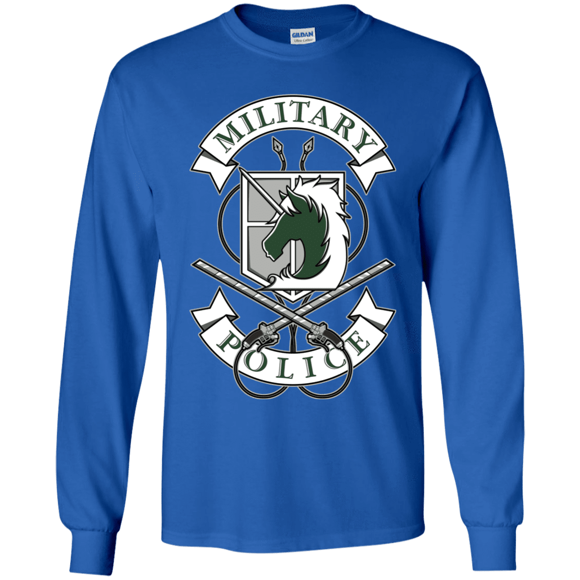 T-Shirts Royal / YS AoT Military Police Youth Long Sleeve T-Shirt