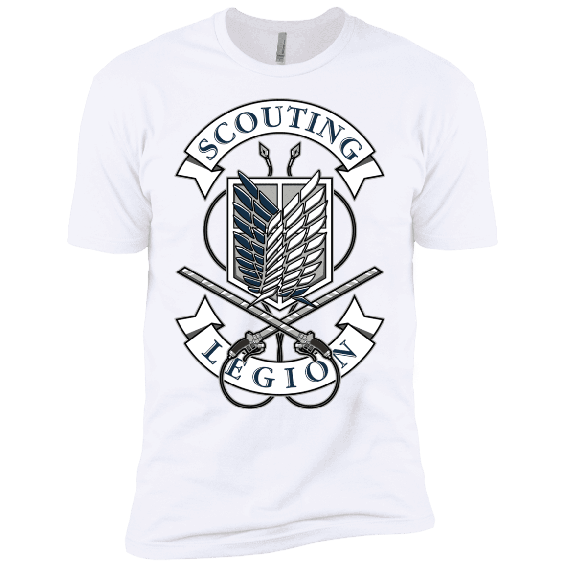 T-Shirts White / YXS AoT Scouting Legion Boys Premium T-Shirt