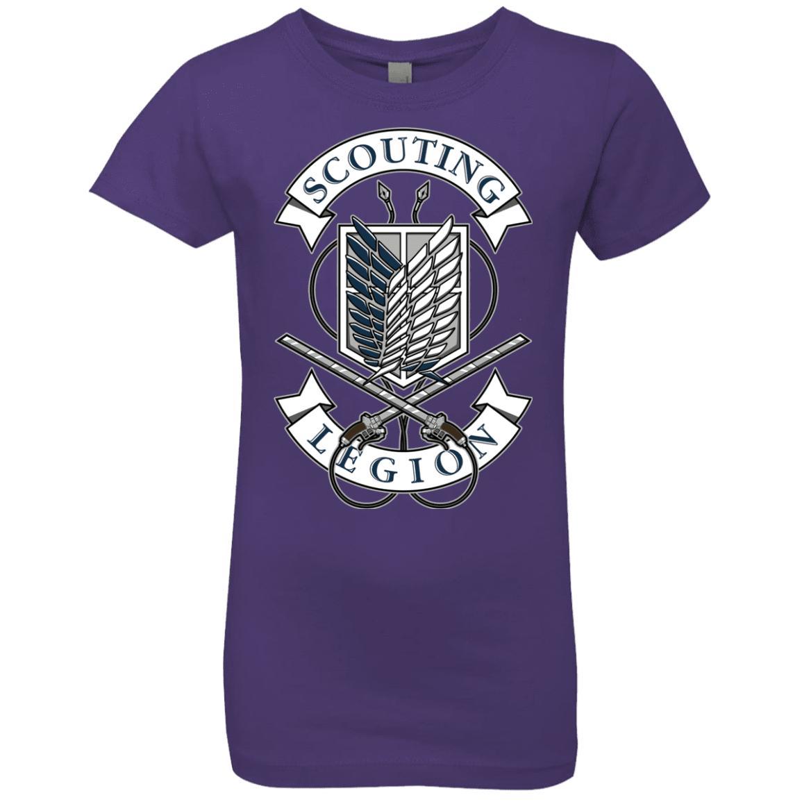 T-Shirts Purple Rush / YXS AoT Scouting Legion Girls Premium T-Shirt