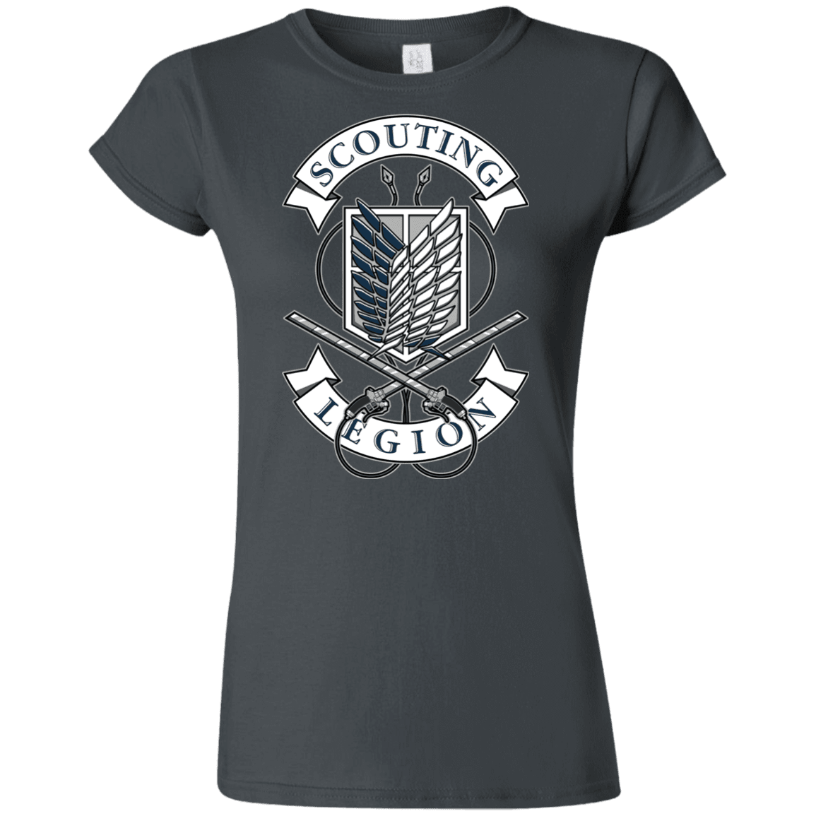 T-Shirts Charcoal / S AoT Scouting Legion Junior Slimmer-Fit T-Shirt