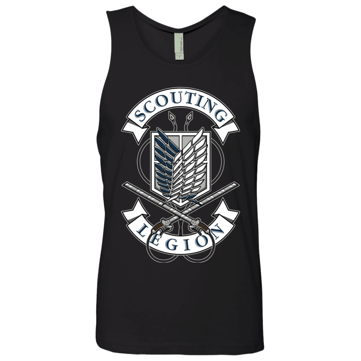 T-Shirts Black / S AoT Scouting Legion Men's Premium Tank Top
