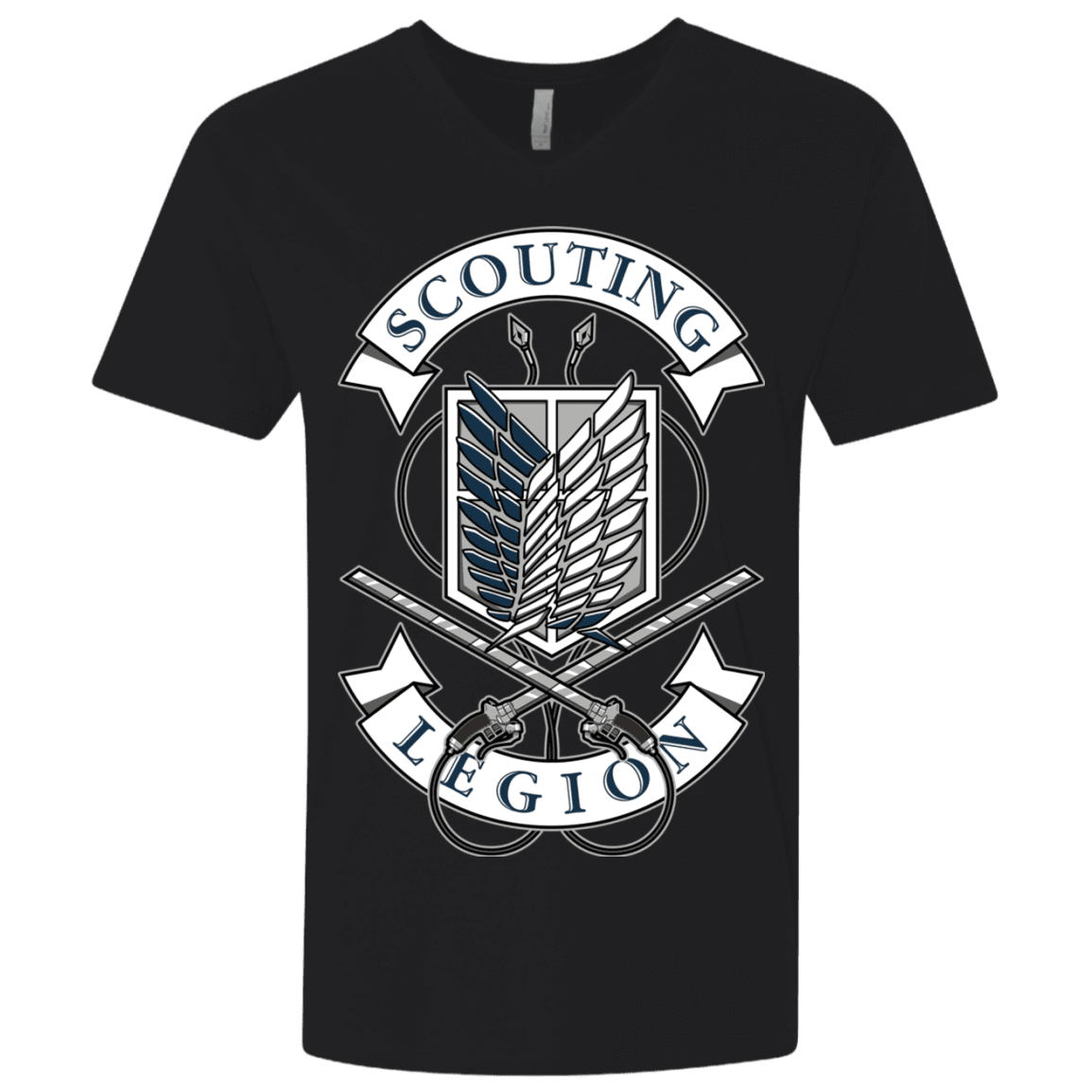 T-Shirts Black / X-Small AoT Scouting Legion Men's Premium V-Neck