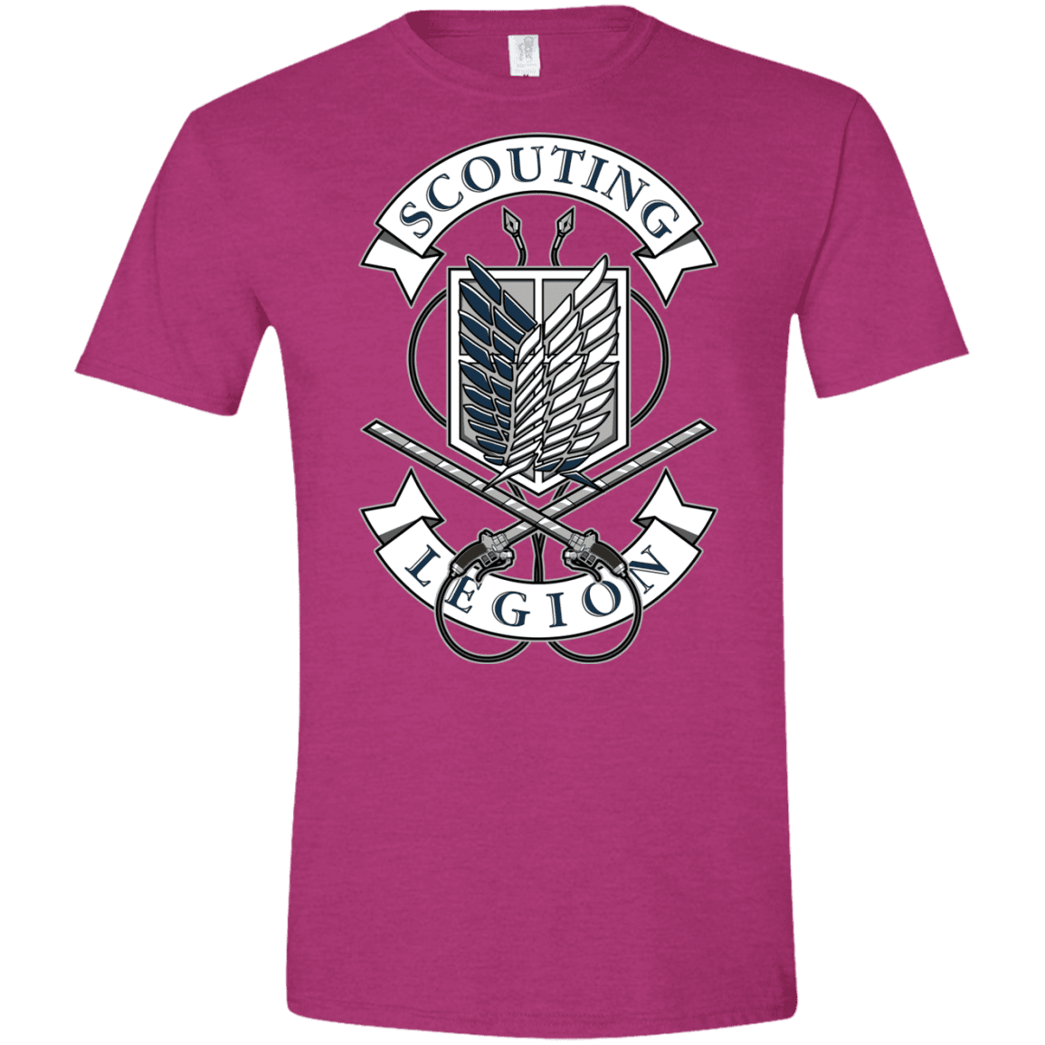 T-Shirts Antique Heliconia / S AoT Scouting Legion Men's Semi-Fitted Softstyle