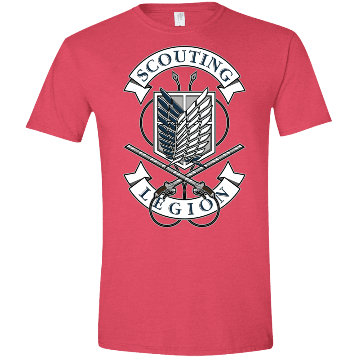 T-Shirts Heather Red / S AoT Scouting Legion Men's Semi-Fitted Softstyle