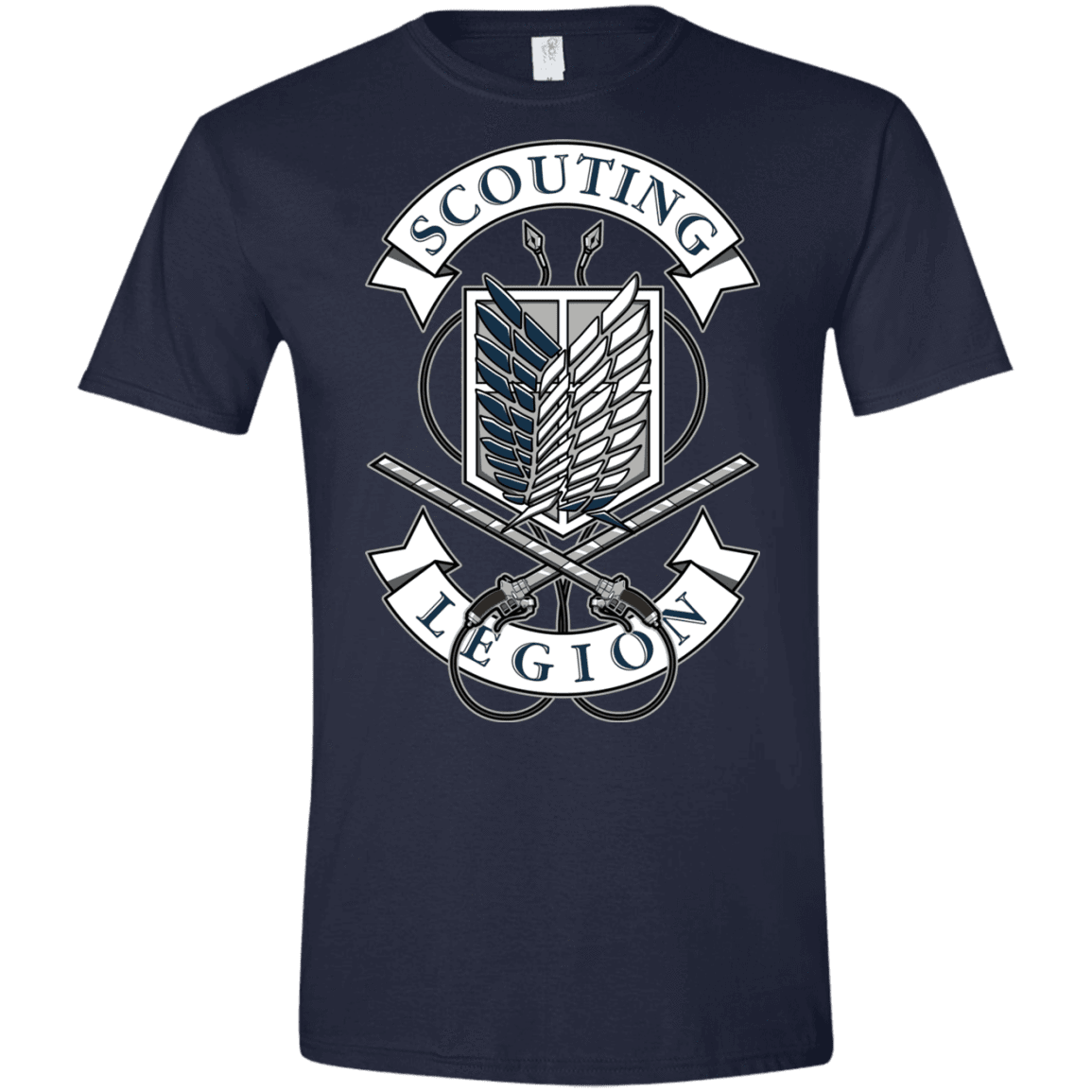 T-Shirts Navy / X-Small AoT Scouting Legion Men's Semi-Fitted Softstyle