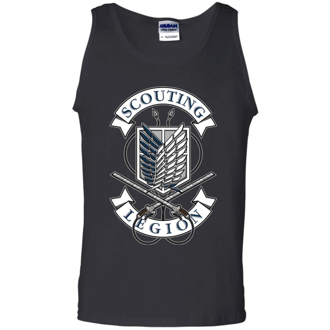 T-Shirts Black / S AoT Scouting Legion Men's Tank Top