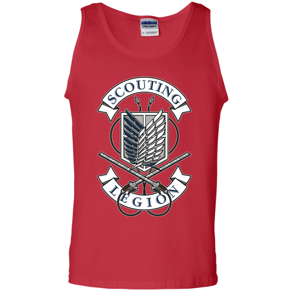 T-Shirts Red / S AoT Scouting Legion Men's Tank Top