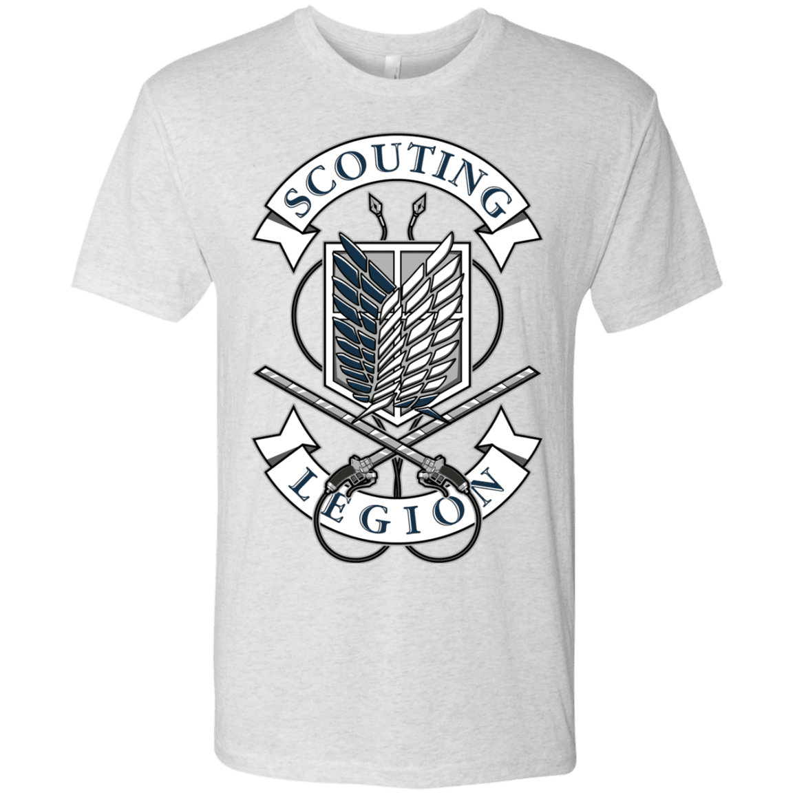 T-Shirts Heather White / S AoT Scouting Legion Men's Triblend T-Shirt
