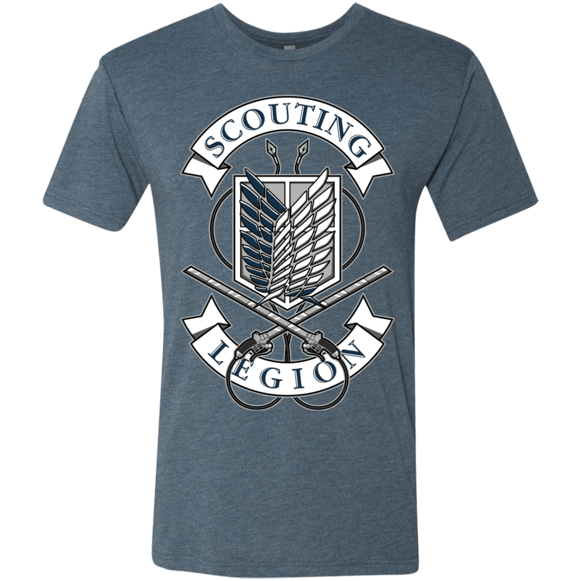 T-Shirts Indigo / S AoT Scouting Legion Men's Triblend T-Shirt