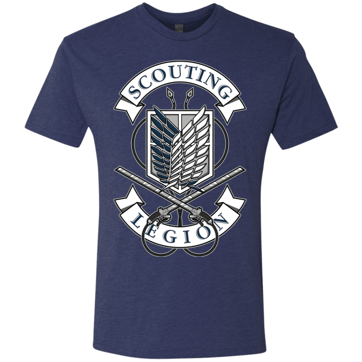 T-Shirts Vintage Navy / S AoT Scouting Legion Men's Triblend T-Shirt