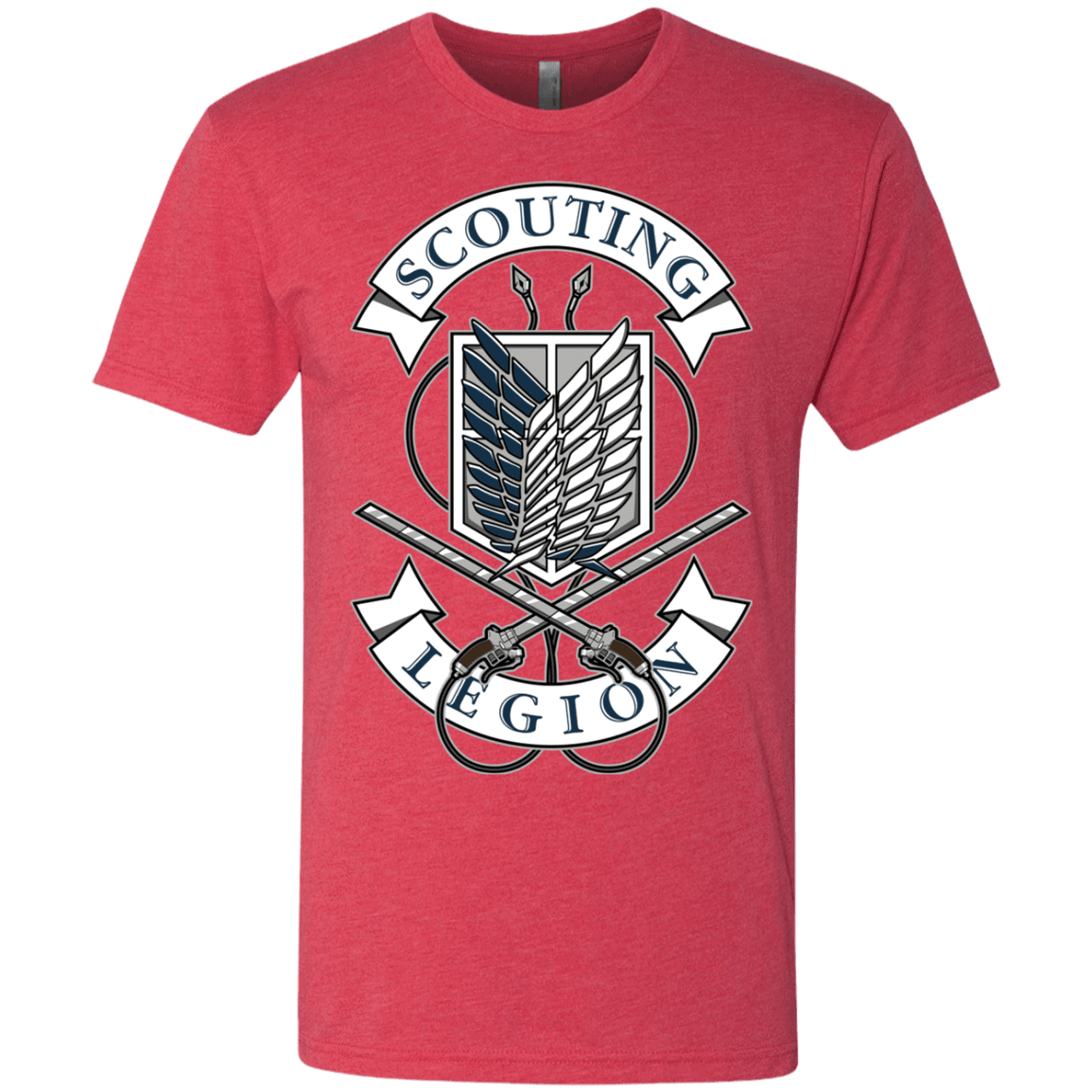 T-Shirts Vintage Red / S AoT Scouting Legion Men's Triblend T-Shirt