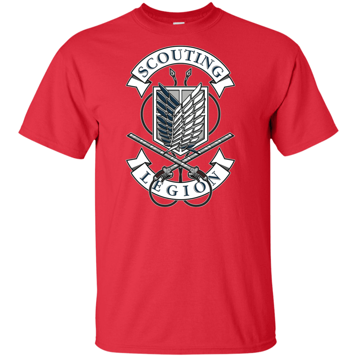 T-Shirts Red / XLT AoT Scouting Legion Tall T-Shirt