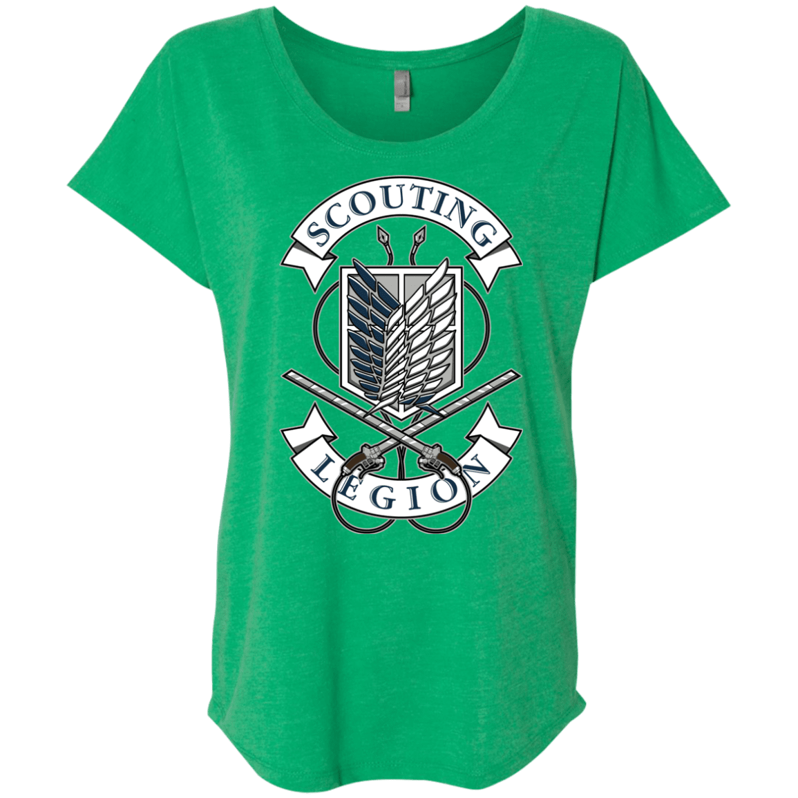T-Shirts Envy / X-Small AoT Scouting Legion Triblend Dolman Sleeve