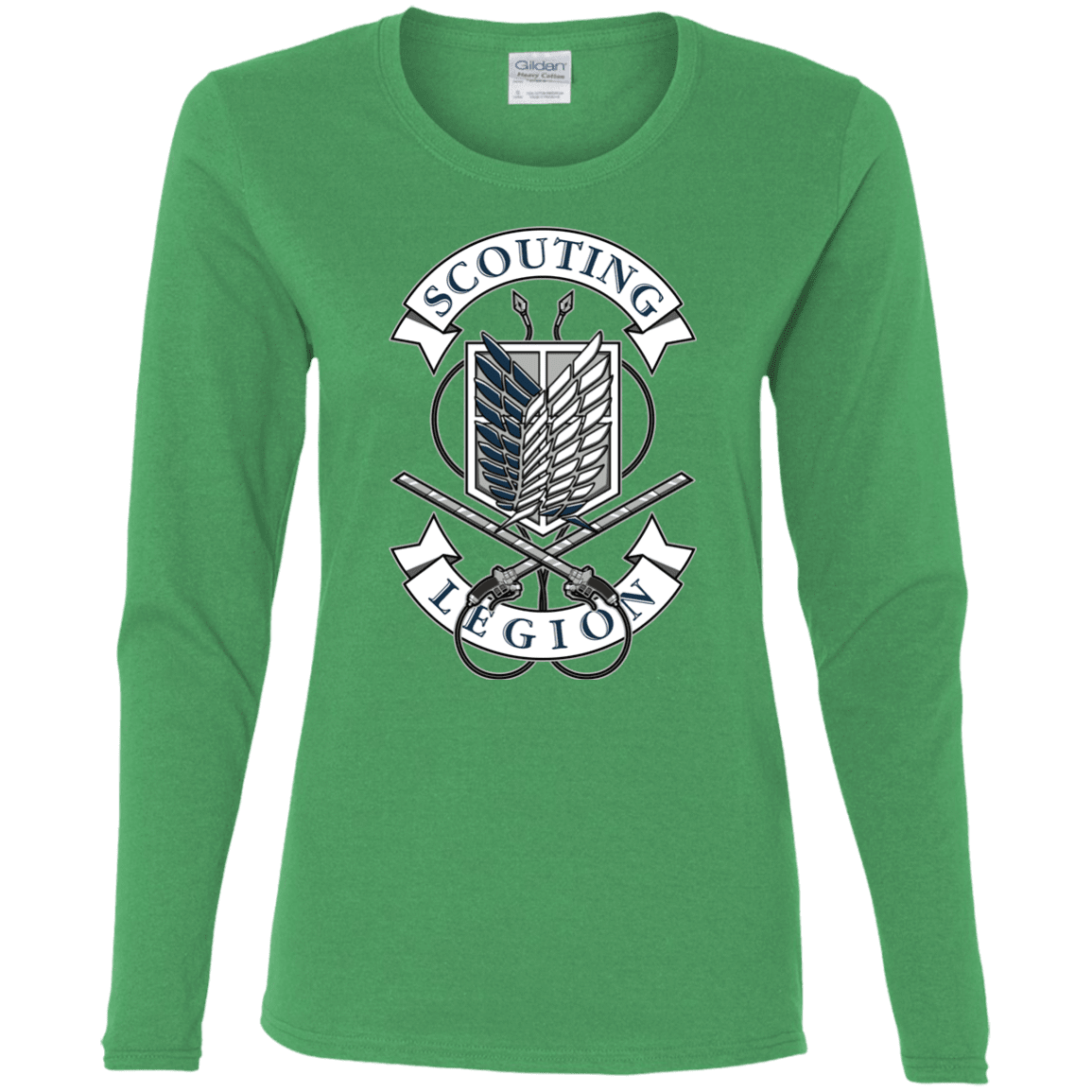 T-Shirts Irish Green / S AoT Scouting Legion Women's Long Sleeve T-Shirt