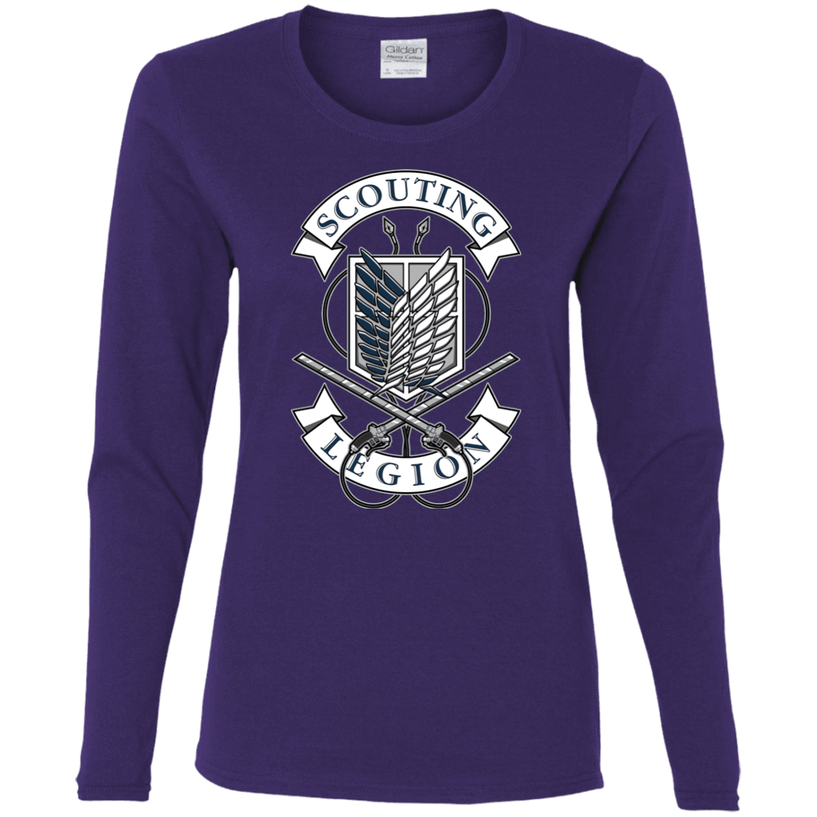 T-Shirts Purple / S AoT Scouting Legion Women's Long Sleeve T-Shirt