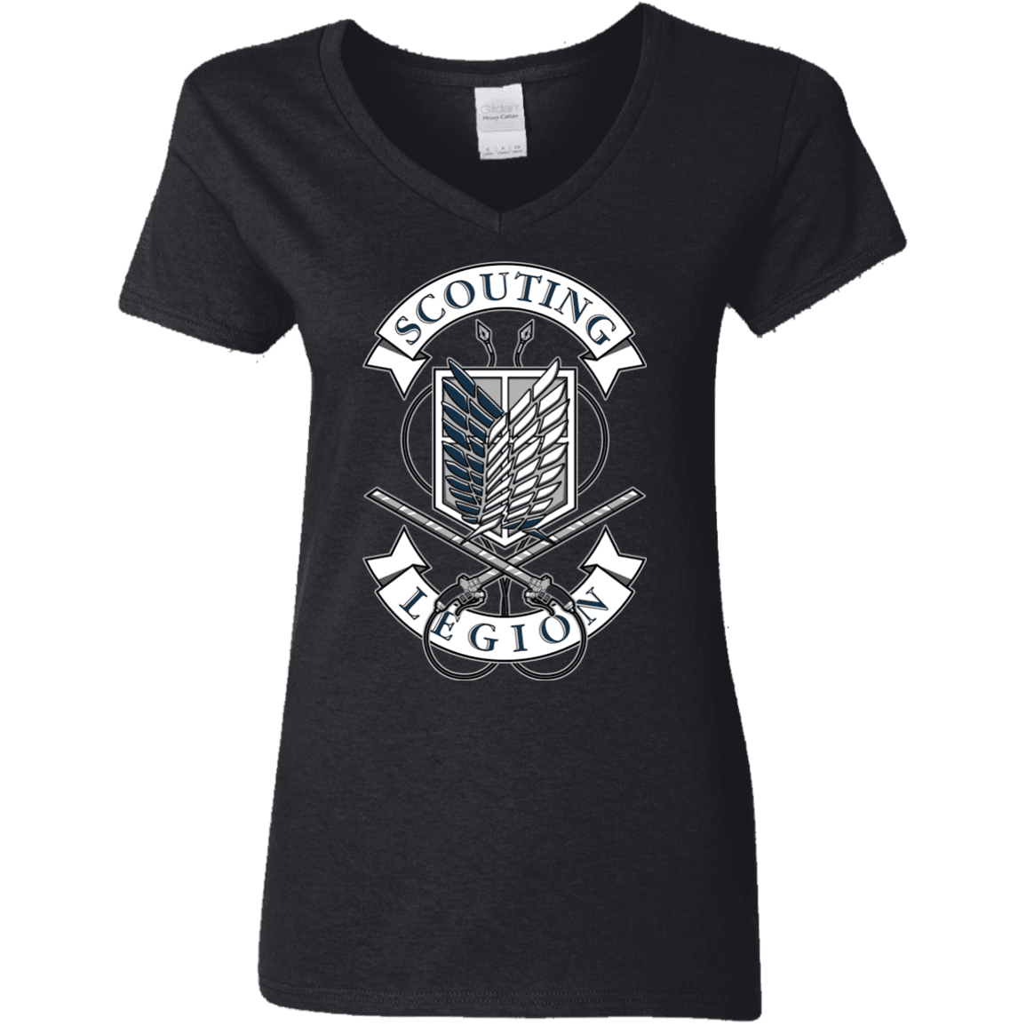 T-Shirts Black / S AoT Scouting Legion Women's V-Neck T-Shirt