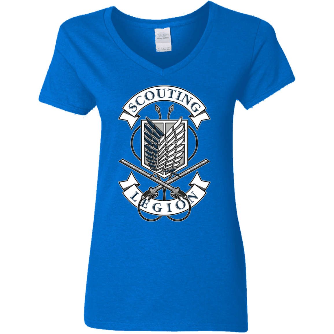 T-Shirts Royal / S AoT Scouting Legion Women's V-Neck T-Shirt
