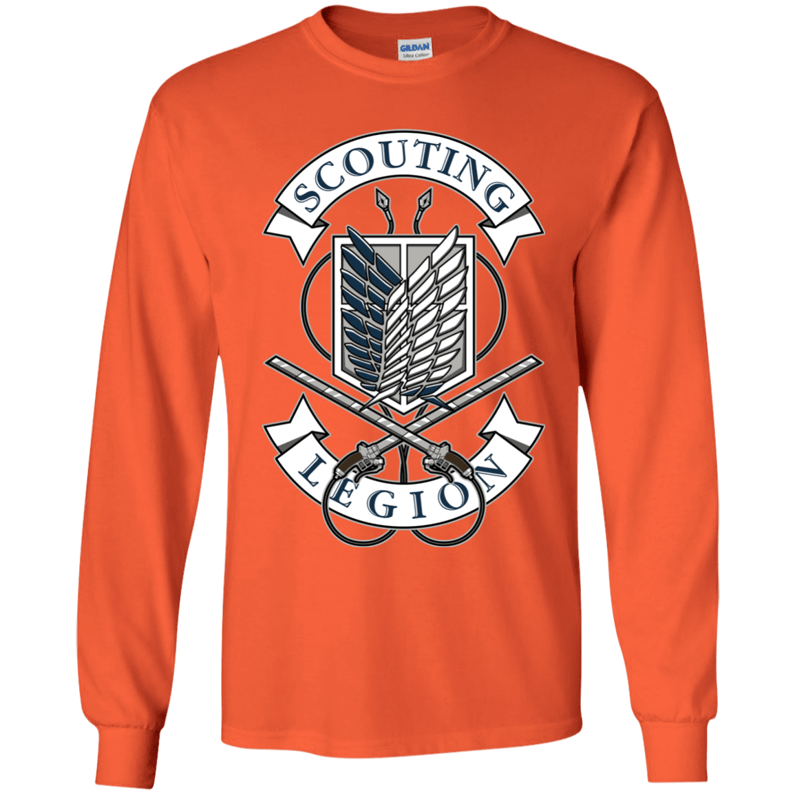 T-Shirts Orange / YS AoT Scouting Legion Youth Long Sleeve T-Shirt