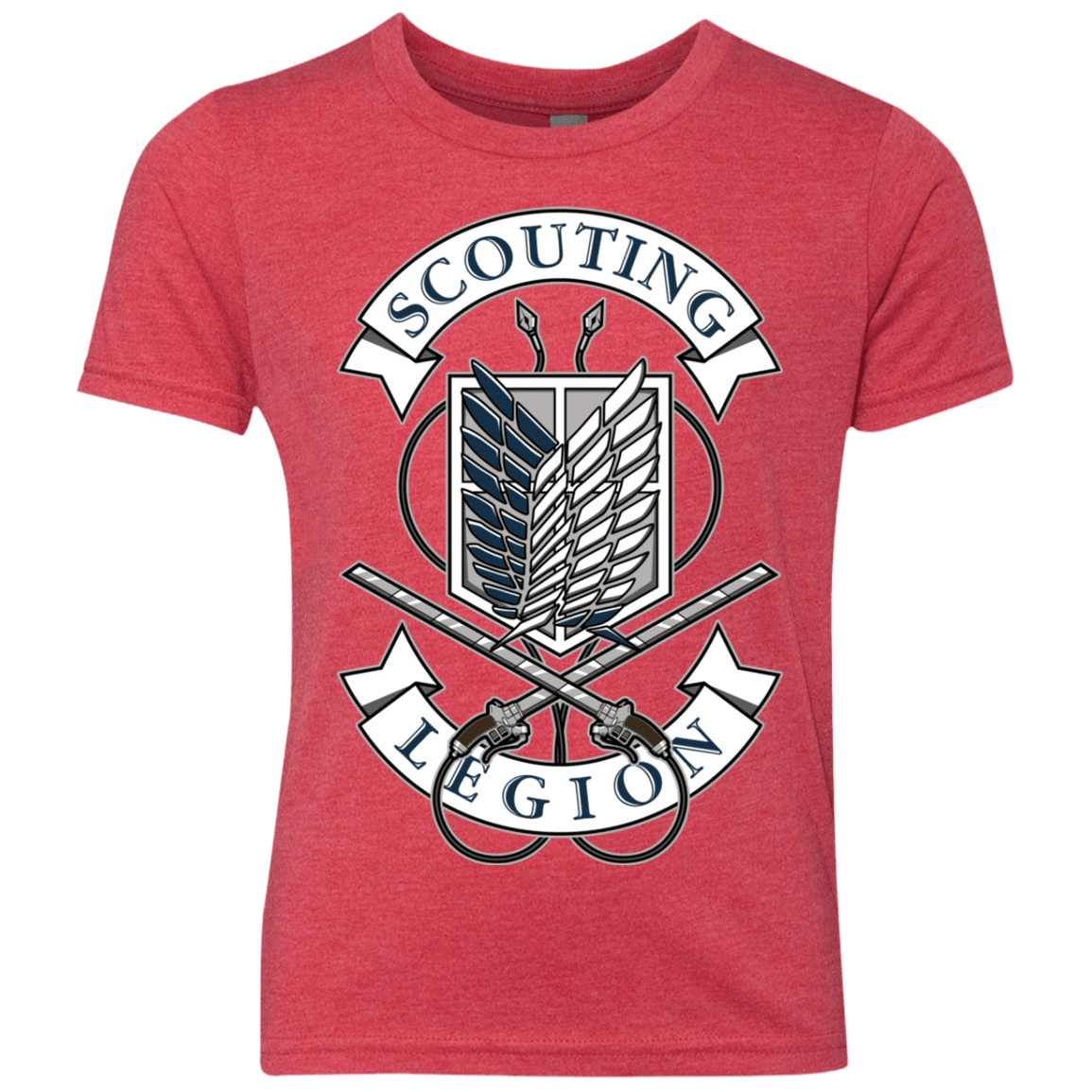 T-Shirts Vintage Red / YXS AoT Scouting Legion Youth Triblend T-Shirt