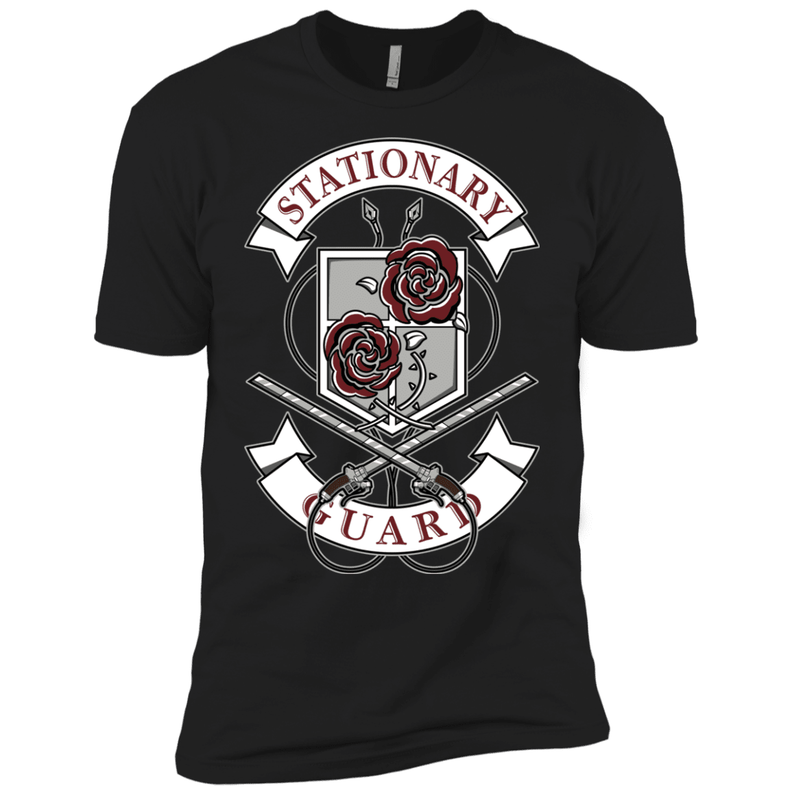 T-Shirts Black / YXS AoT Stationary Guard Boys Premium T-Shirt