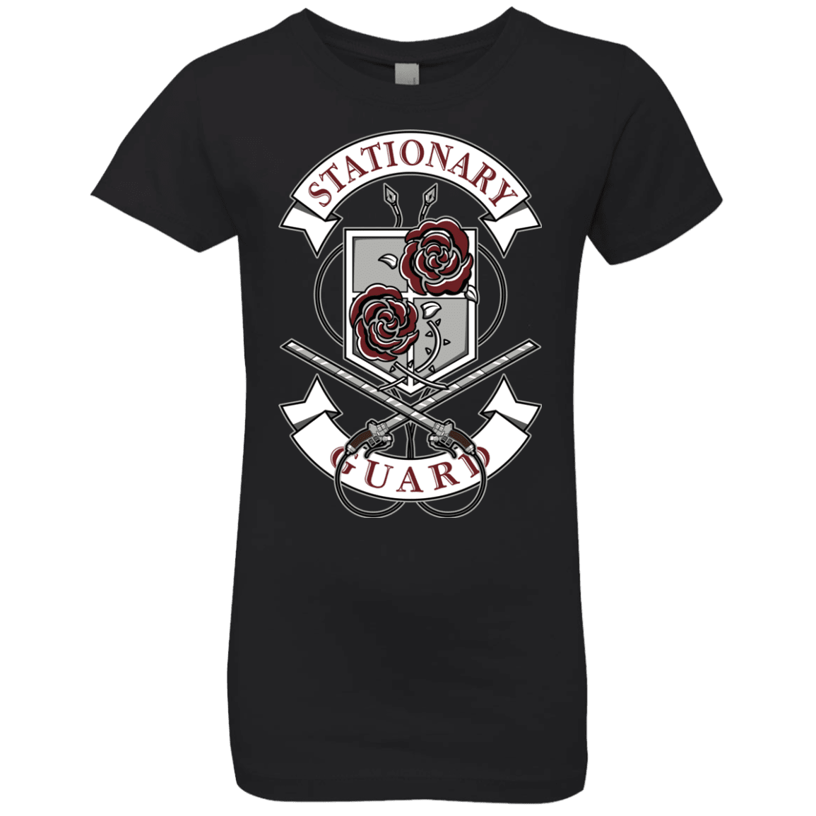 T-Shirts Black / YXS AoT Stationary Guard Girls Premium T-Shirt