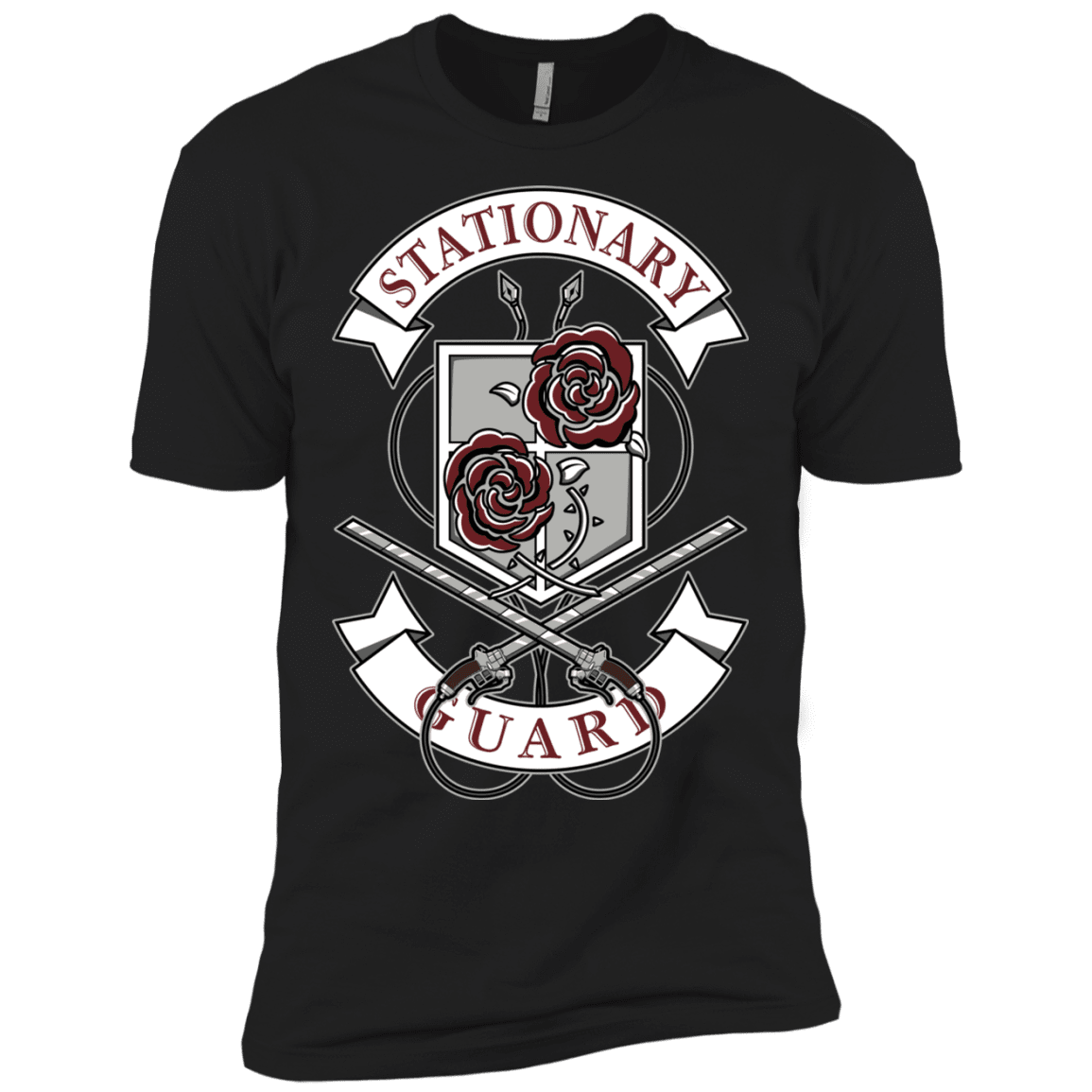 T-Shirts Black / X-Small AoT Stationary Guard Men's Premium T-Shirt