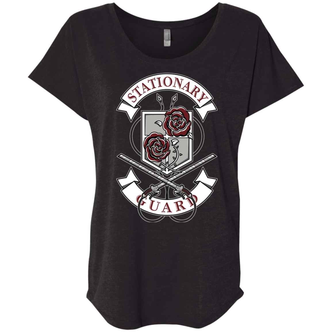 T-Shirts Vintage Black / X-Small AoT Stationary Guard Triblend Dolman Sleeve