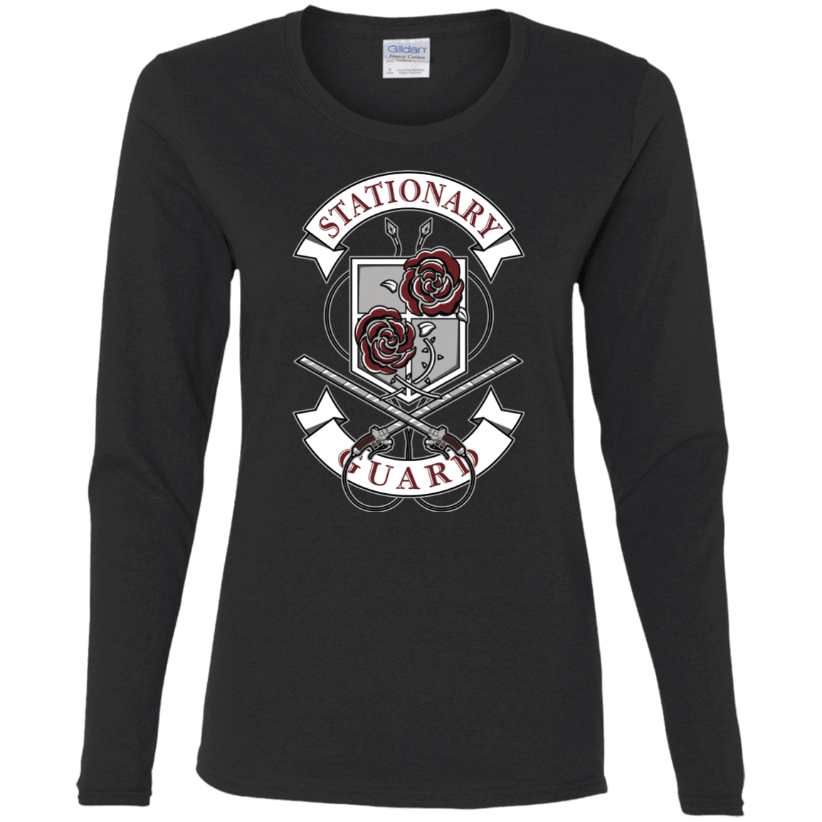 T-Shirts Black / S AoT Stationary Guard Women's Long Sleeve T-Shirt
