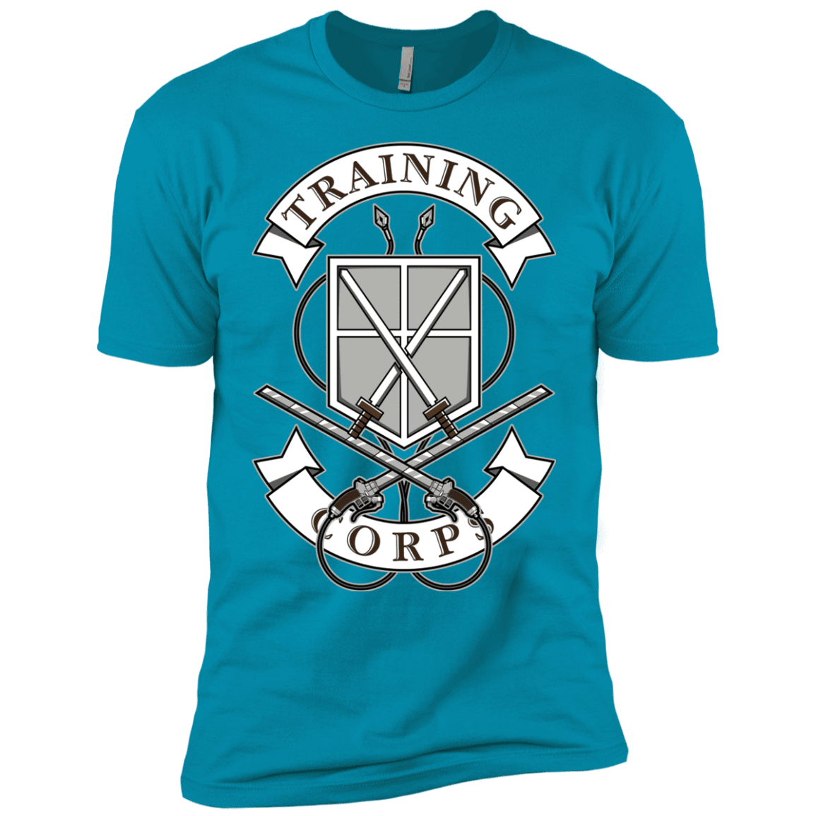 T-Shirts Turquoise / YXS AoT Training Corps Boys Premium T-Shirt