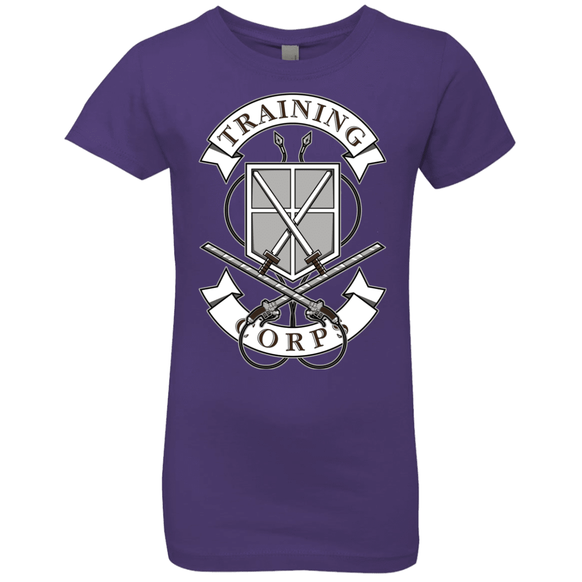T-Shirts Purple Rush / YXS AoT Training Corps Girls Premium T-Shirt