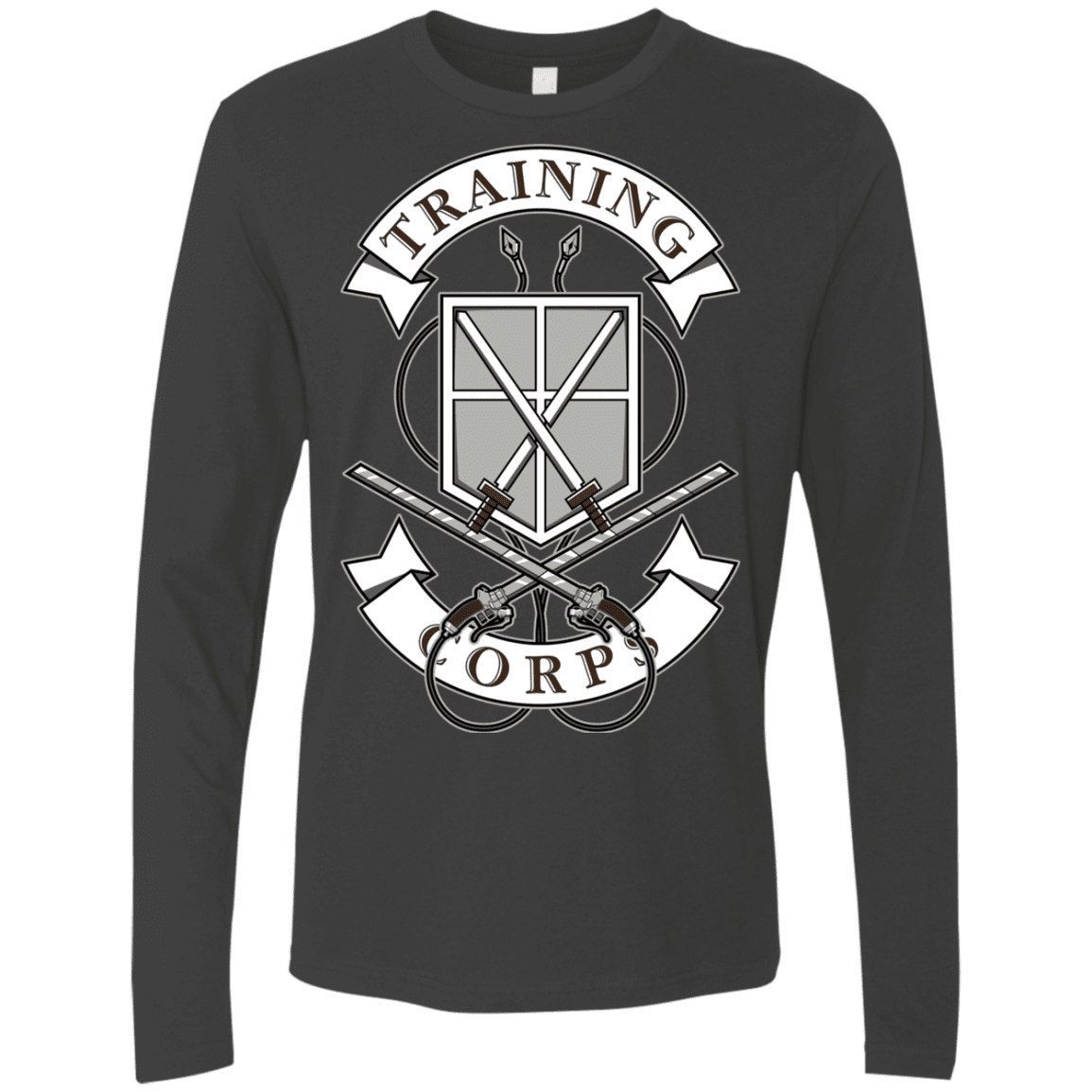 T-Shirts Heavy Metal / S AoT Training Corps Men's Premium Long Sleeve