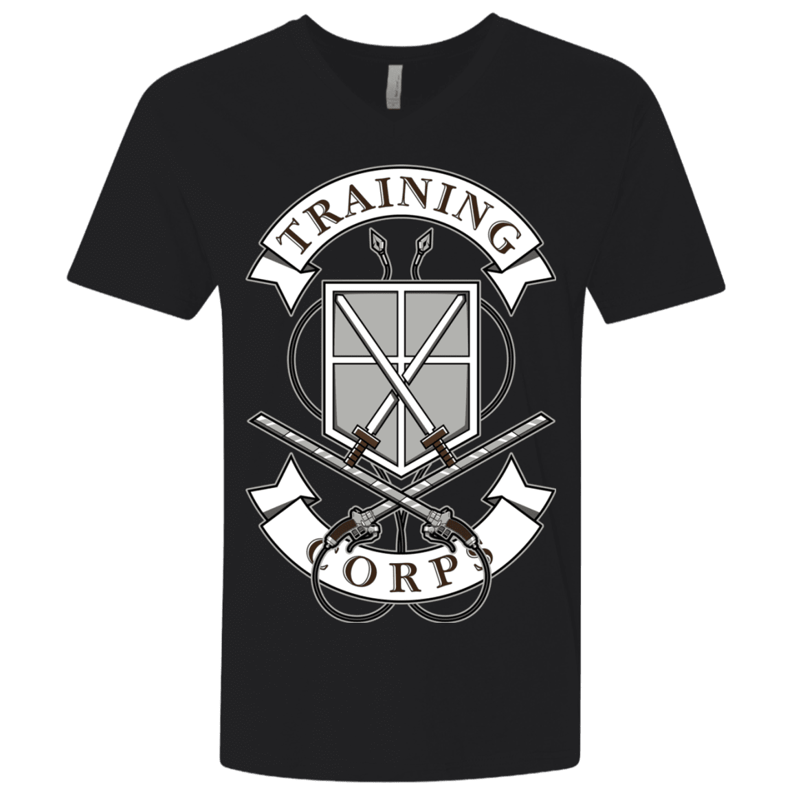 T-Shirts Black / X-Small AoT Training Corps Men's Premium V-Neck