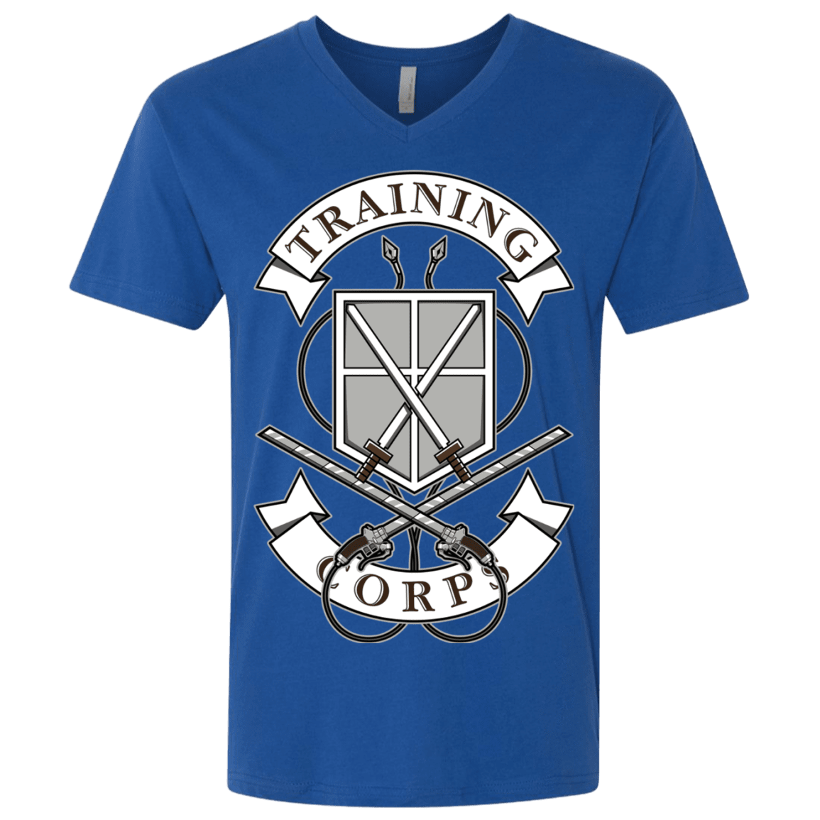 T-Shirts Royal / X-Small AoT Training Corps Men's Premium V-Neck