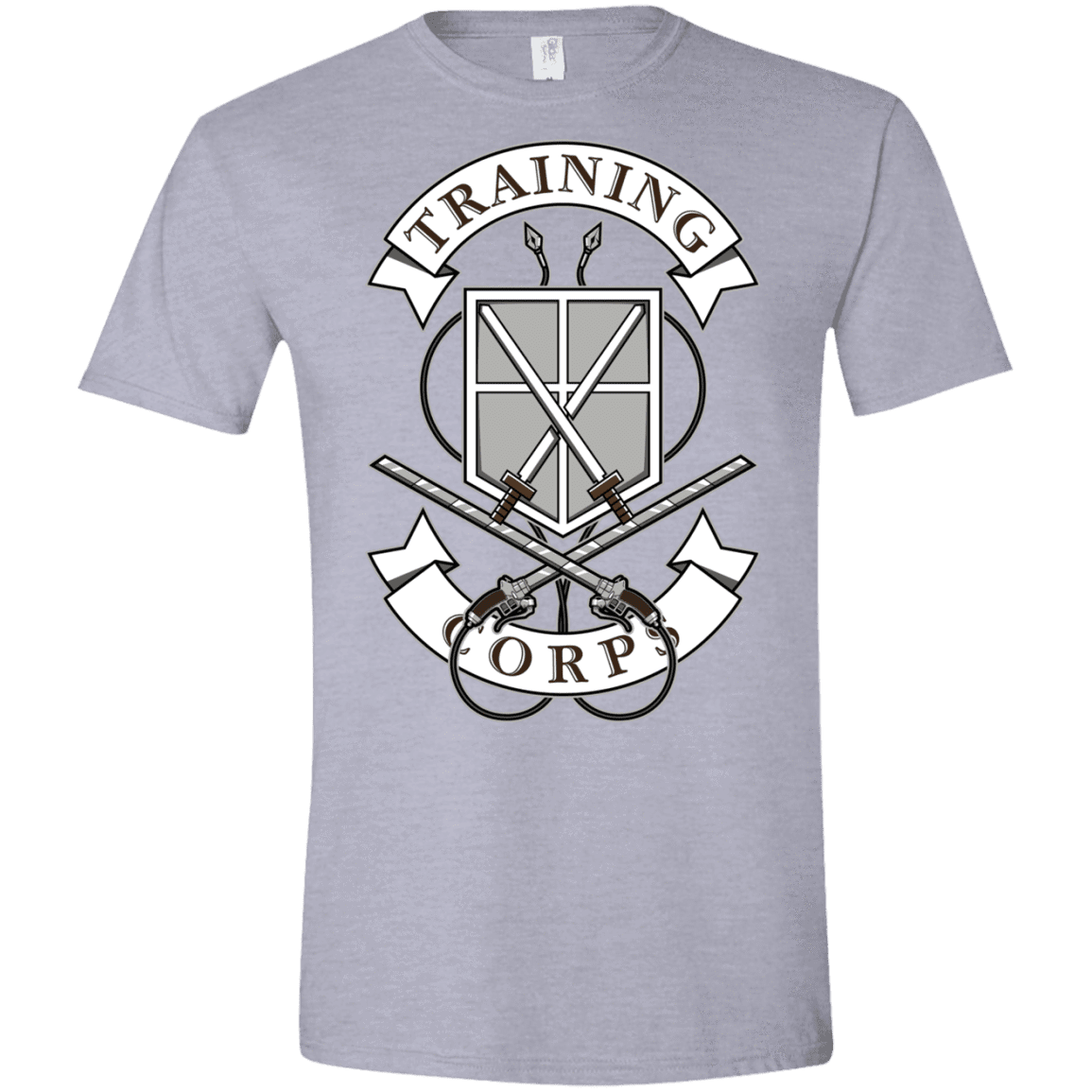 T-Shirts Sport Grey / X-Small AoT Training Corps Men's Semi-Fitted Softstyle