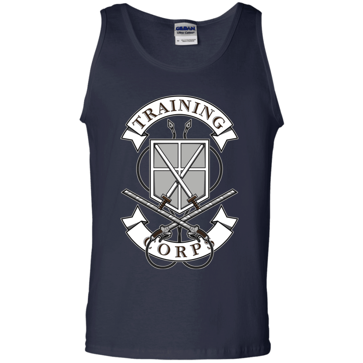 T-Shirts Navy / S AoT Training Corps Men's Tank Top