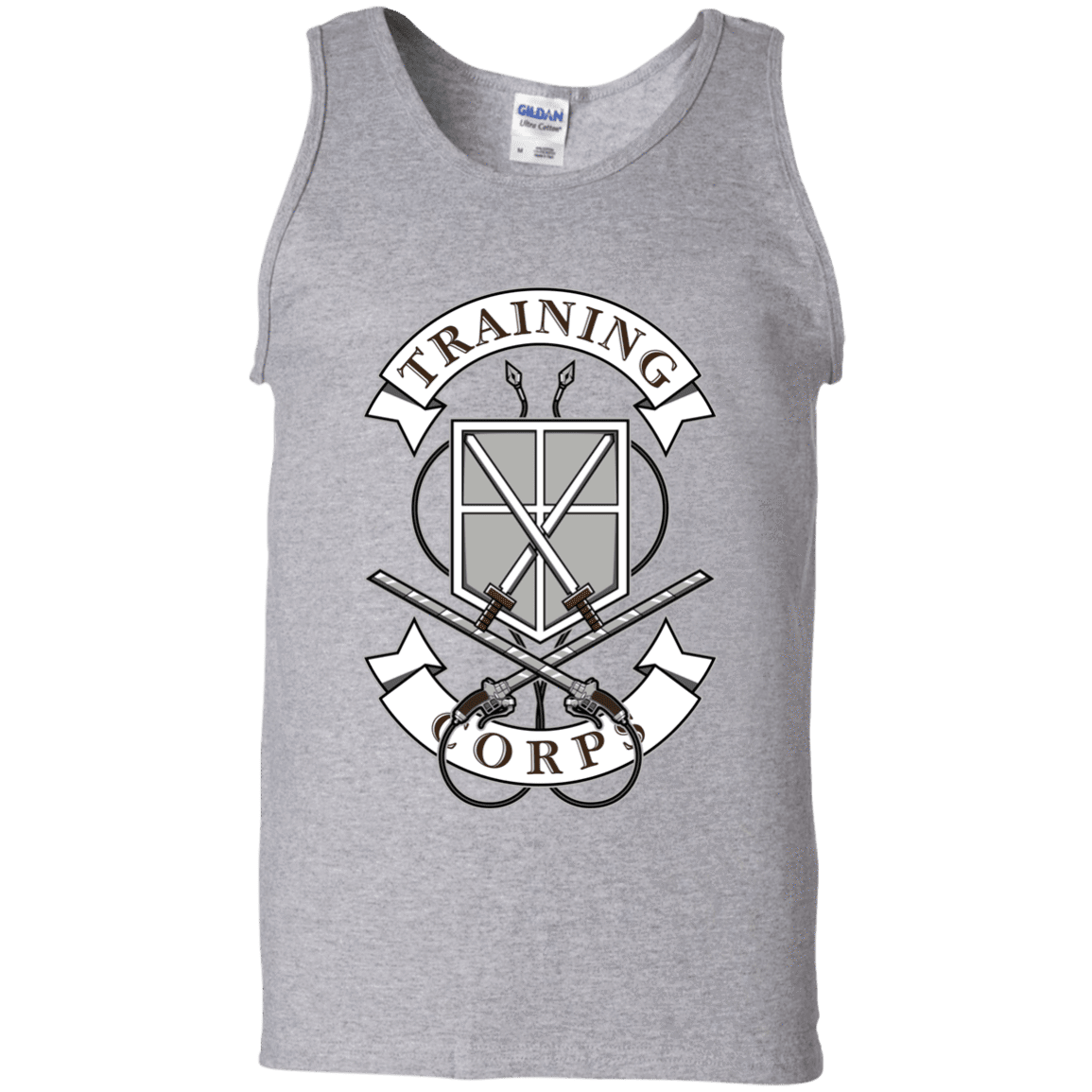 T-Shirts Sport Grey / S AoT Training Corps Men's Tank Top