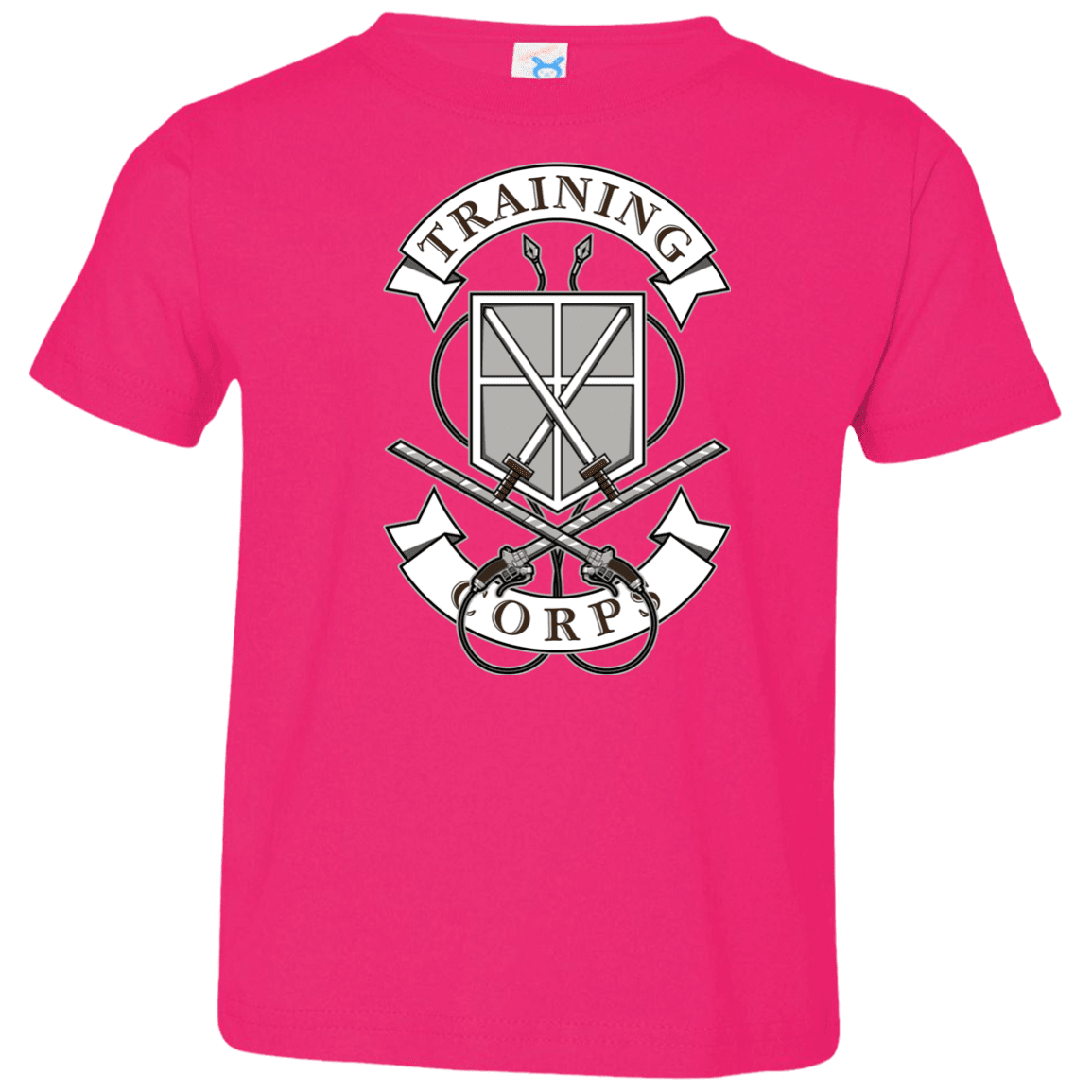 T-Shirts Hot Pink / 2T AoT Training Corps Toddler Premium T-Shirt