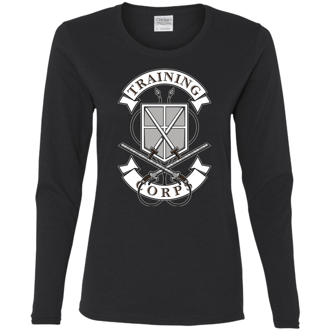 T-Shirts Black / S AoT Training Corps Women's Long Sleeve T-Shirt