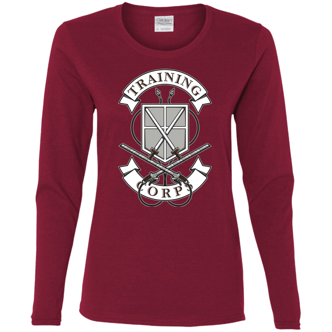 T-Shirts Cardinal / S AoT Training Corps Women's Long Sleeve T-Shirt