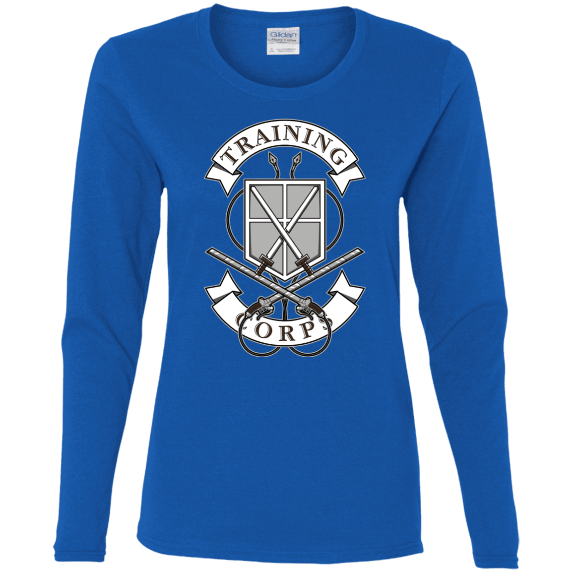 T-Shirts Royal / S AoT Training Corps Women's Long Sleeve T-Shirt